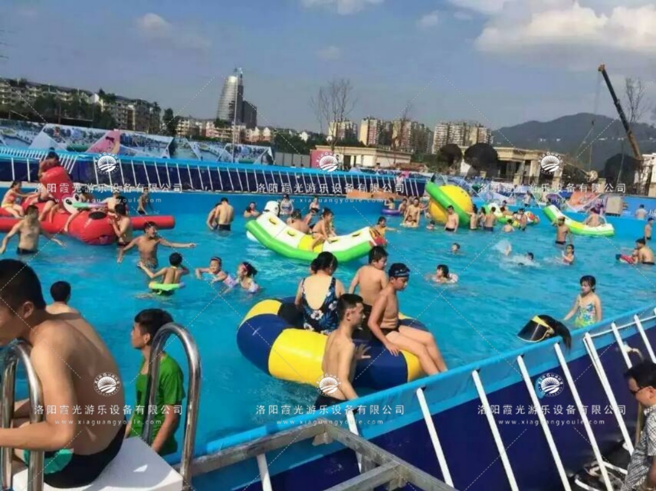 龙门镇充气游泳池